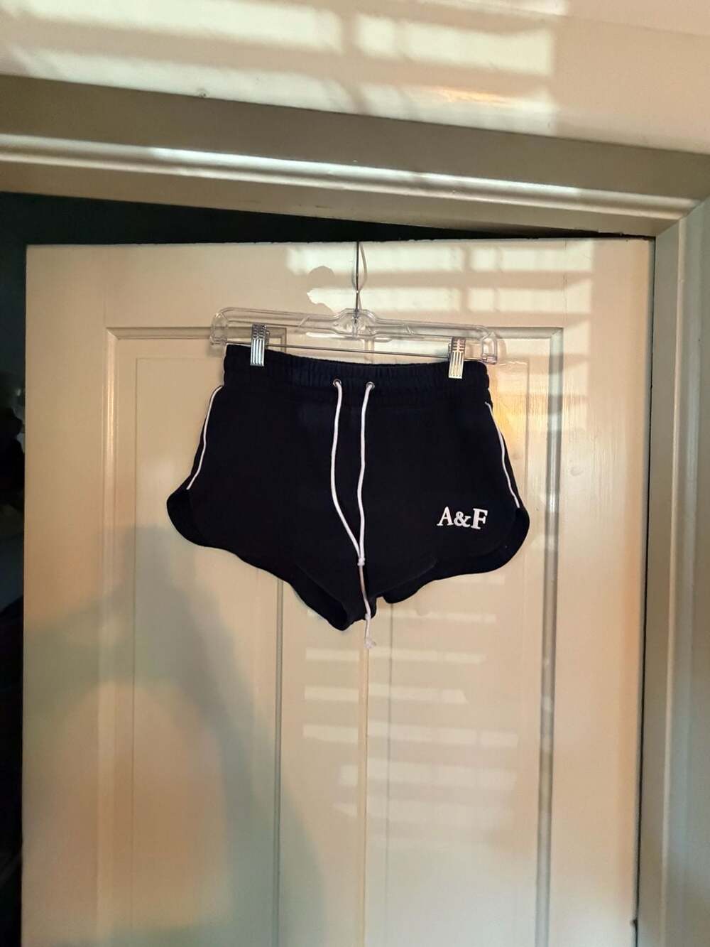Abercrombie & Fitch Sweatshorts Size XS Navy A&F Logo Lounge Shorts